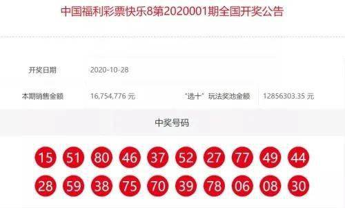 快乐8第20167期，揭秘数字背后的幸运密码