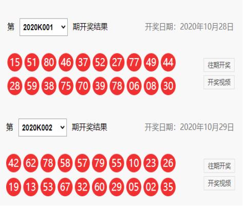 快乐8，历史开奖结果的奇妙之旅